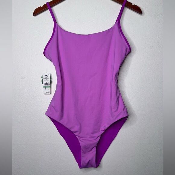 Tommy Bahama Women's Palm Modern Reversible Maillot One Piece Swimsuit Size 8 - Picture 6 of 11